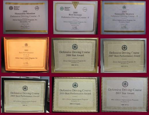 A few of our NSC Awards