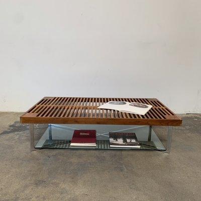 DWR Ponton Coffee table with glass shelf