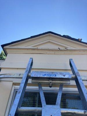 Wood Rot on Dormer Trim