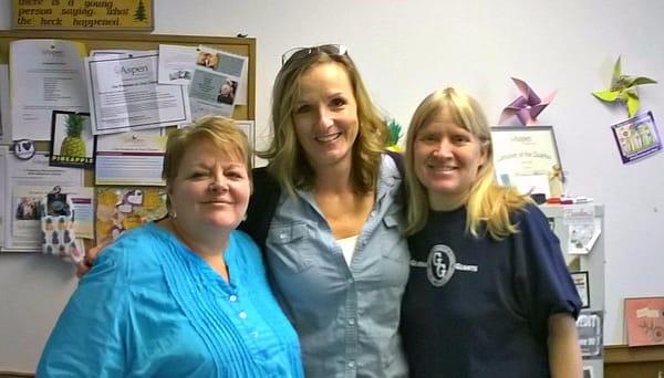 Aspen's amazing scheduling team - Belinda, Tammy and Cindy.