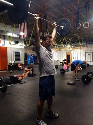 Thrusters at Iron Tribe Fitness New Orleans