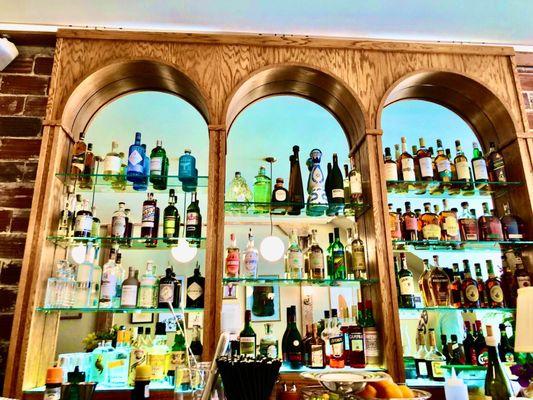 Le bar avec Trois arches