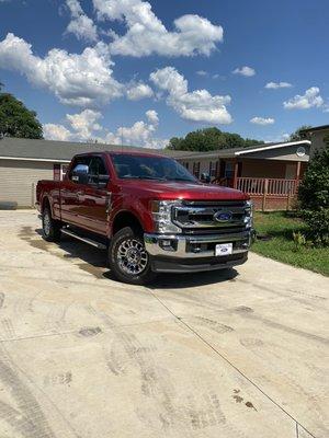 This is a 2021 Ford F-250 that I detailed