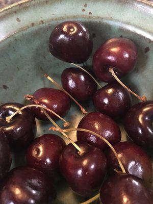 Fresh cherries