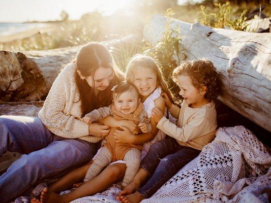 Family beach session