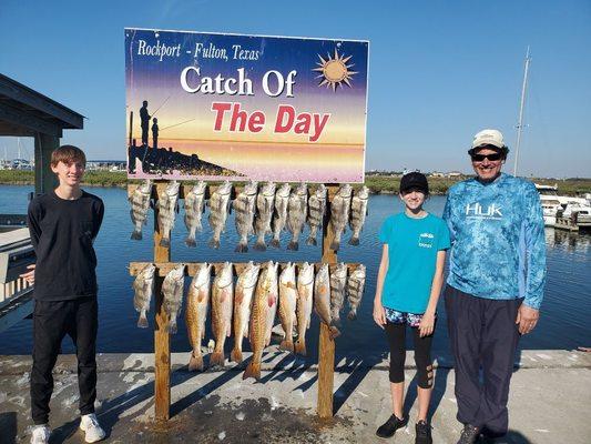 Family fishing trip