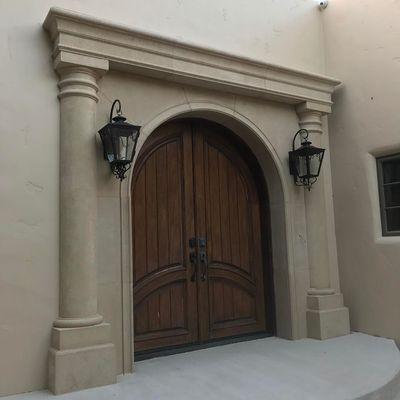 Large door surrounds