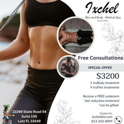 Free underarm hair reduction treatment with purchase