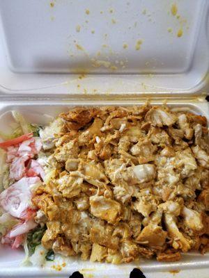 Large NY Style chicken & rice with white sauce