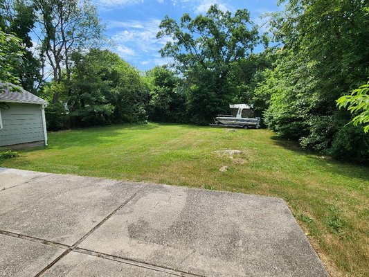 NICE SIZED BACKYARD AND BOAT