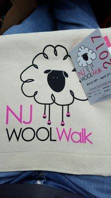 Just picked up my passport for #njwoolwalk2017