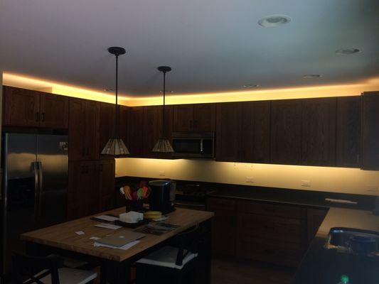 Under and over cabinet lighting