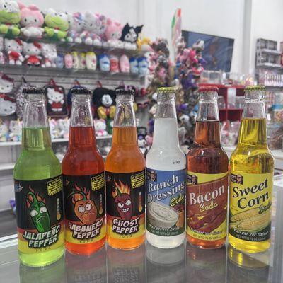 Lester's Fixins Ranch Dressing, Bacon, & Sweet Corn Soda; plus our Spicy Sodas!