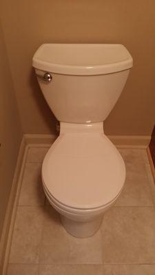 Toilet install