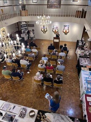 2023 kickoff event for Door County History Days. 13 historical organizations were present to share their 'Untold Stories' with the public.