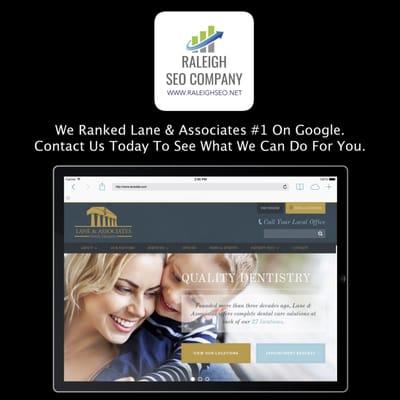 The Raleigh SEO Company ranked North Carolina's largest dentist #1 on Google. Contact us today to see what we can do for you.