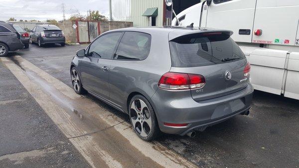 Volkswagen Golf after body work/Paint job.