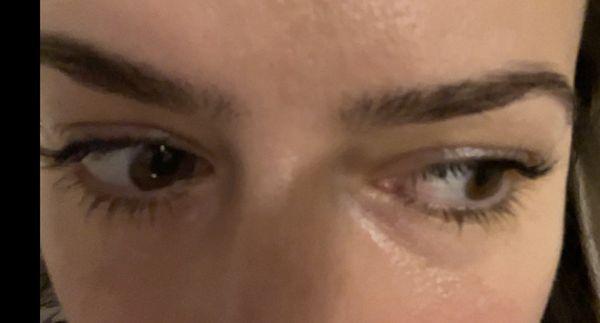 Lash lift and tint