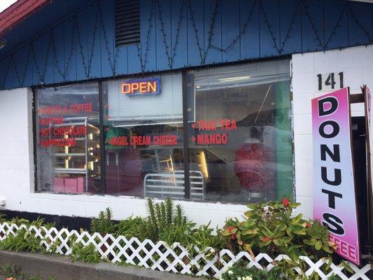 Cute donut stop for snacks on the road