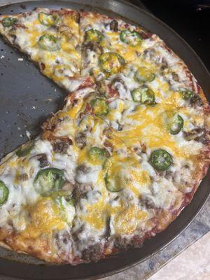 Combination with jalapeños