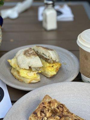 English Muffin - Sausage + Egg + Cheese