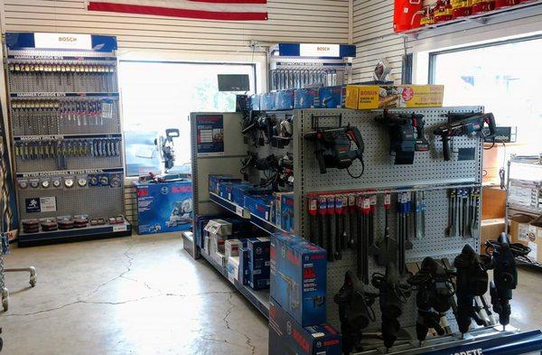 Large selection of Bosch Power Tools and accessories.