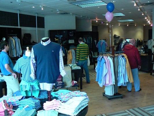 Vineyard Vines trunk show at Blue menswear