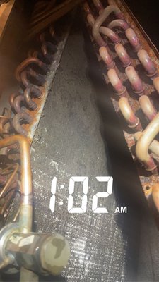 Dirty evaporator coil