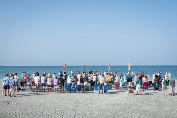 Beach baptism