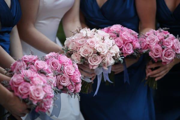 Pretty in Pink---
 Bouquets designed in pale pink tones---
 Plants and Things Floral Design