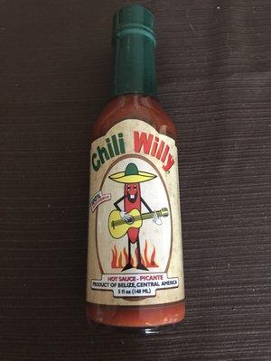 We now sell Chili Willy Hot Sauce-Picante