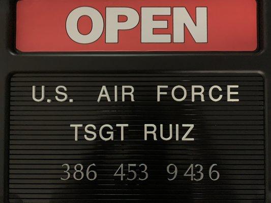 TSgt Brian Ruiz