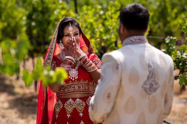 colorful indian wedding napa