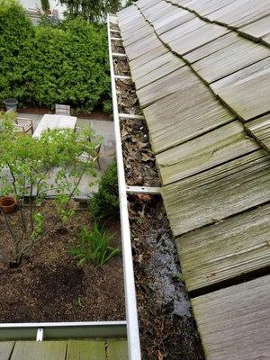 Water Not running thru your Downspouts this is the reason why call us today for your free quote. This can affect your home foundation