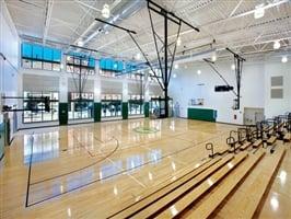 Cathedral High School's recently constructed new gymnasium.