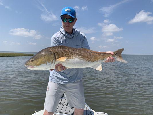 Chris with a nice bull red!