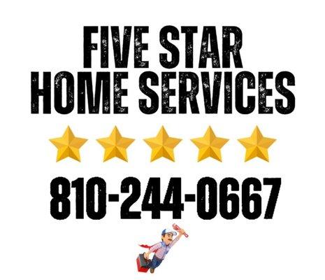 Five Star Home Services Logo 810-244-0667