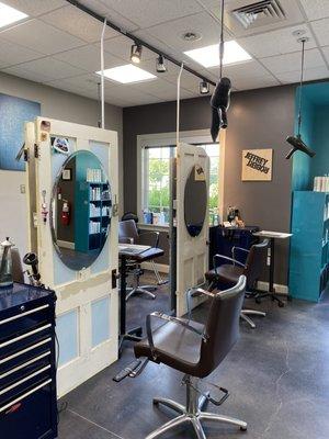 Look inside the salon