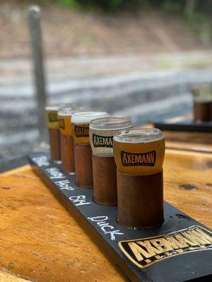 Beer Flight ($10, 5 choices)