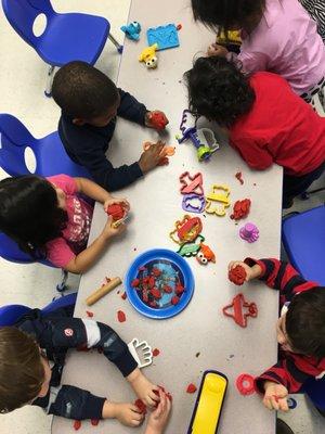 PreK2 - Playdough fun!