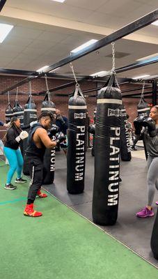 Boxing class