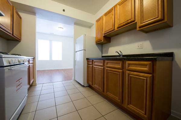 Spacious kitchen with major appliances and tons of counter space