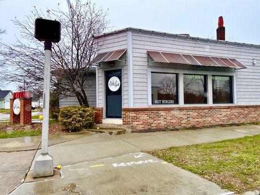 The sign says Fish Bar but that is not the name of the restaurant...