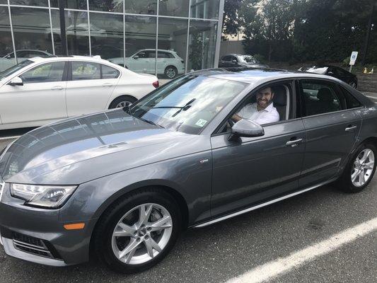 Another Happy Customer in his new Audi A4