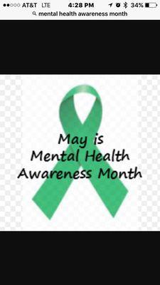 Wear your green ribbons in the month of May!!!! Mental Health Awareness Month :)