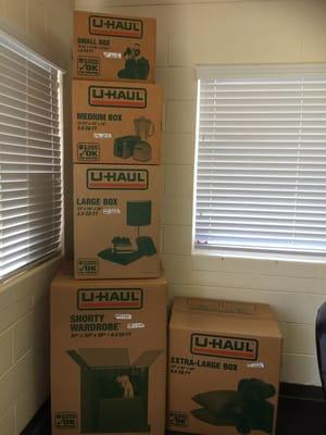 U-Haul Boxes