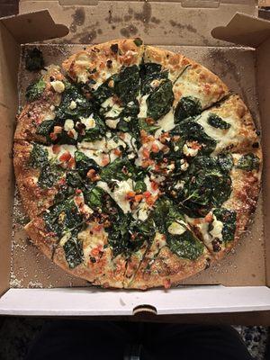 Spinach Pizza