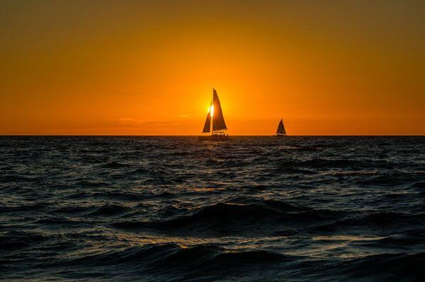 What PERFECT timing for an awesome sunset on Marco Island