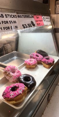 Donuts display case!