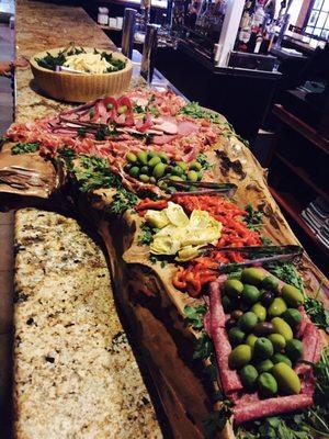 A beautiful display of Fresh Italian products to wow your guests!